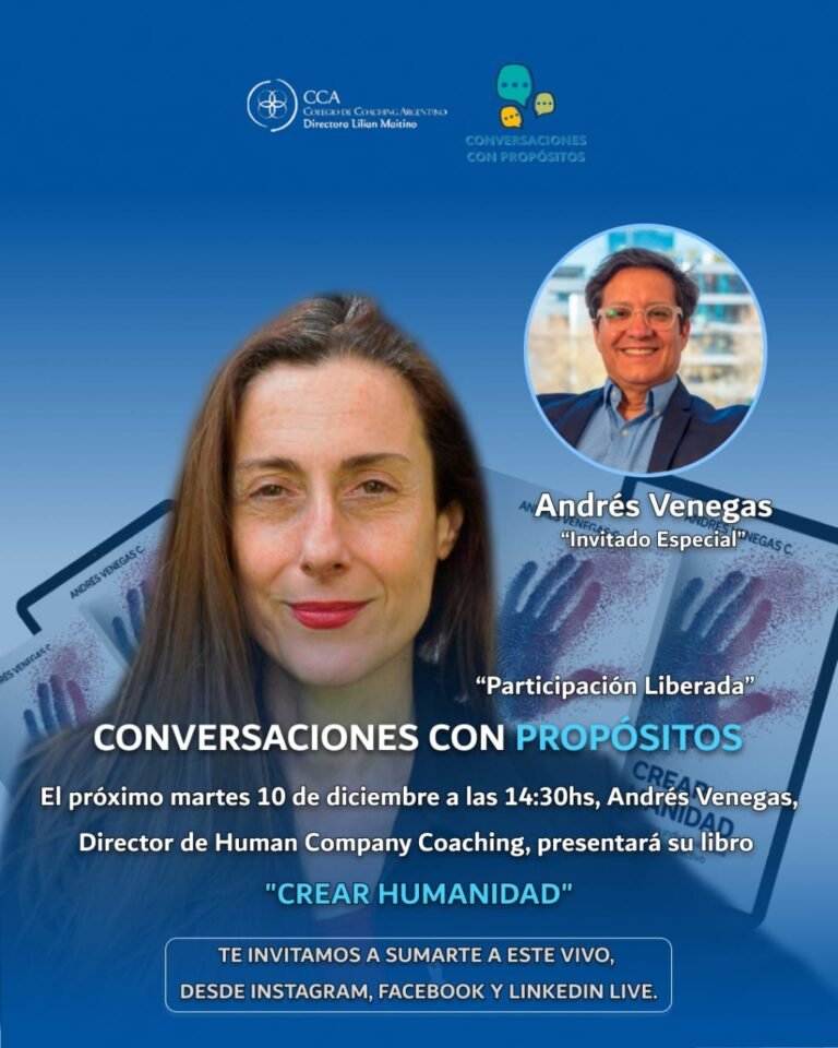 Primer episodio de «Conversando con Propósitos» con Lilian Maitino: Andrés Venegas presenta Creando Humanidades